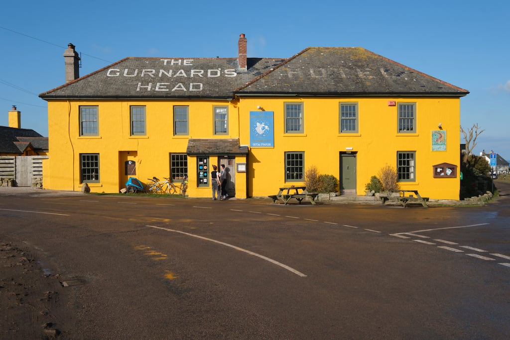 The Gurnard’s Head Inn, one of writer David Cornwell’s favorite haunts.