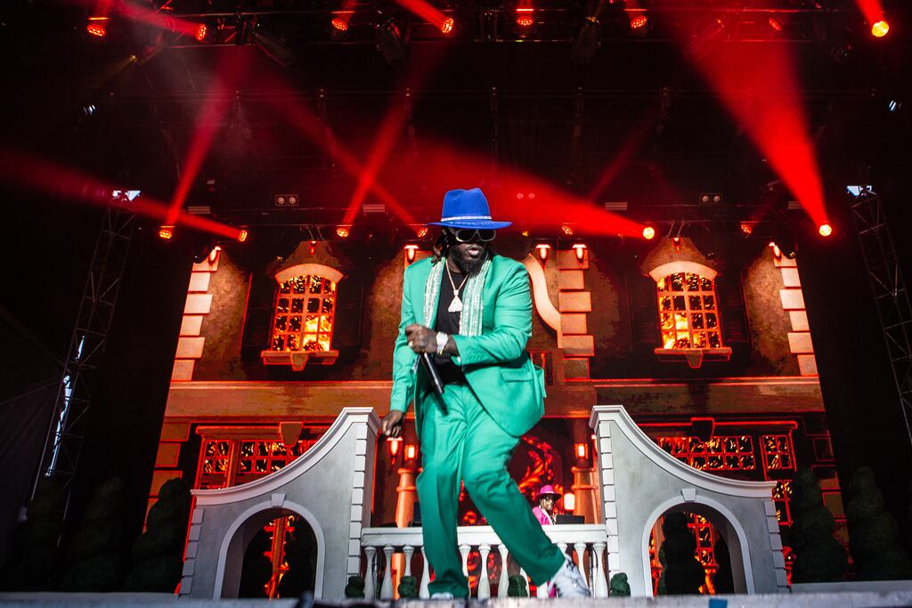 T-Pain performed at Boston Calling on Friday.