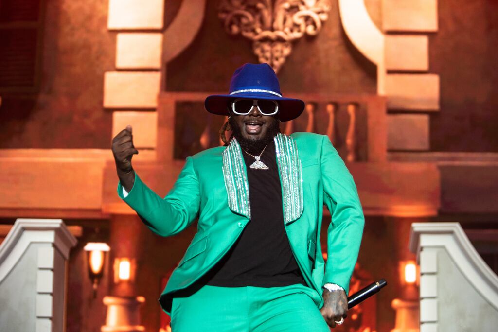 T-Pain performed at Boston Calling on Friday night.