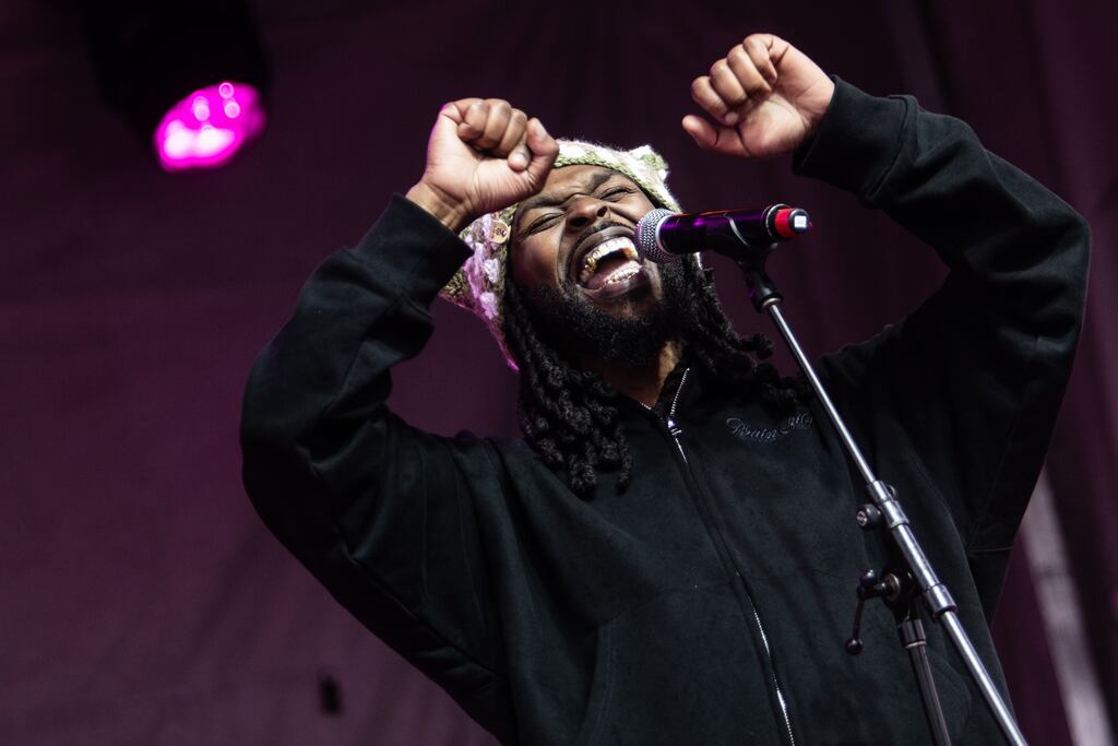 Latrell James performed at Boston Calling on Friday.