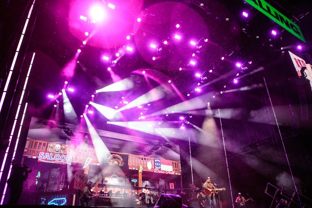 Luke Combs performed at Boston Calling on Friday.
