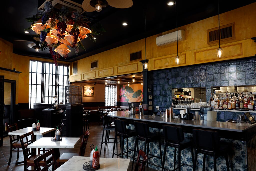 Lê Madeline, a modern Vietnamese restaurant in Quincy, is dropping from its menu a popular giant prawn dish that is sourced from Africa due to tariffs.