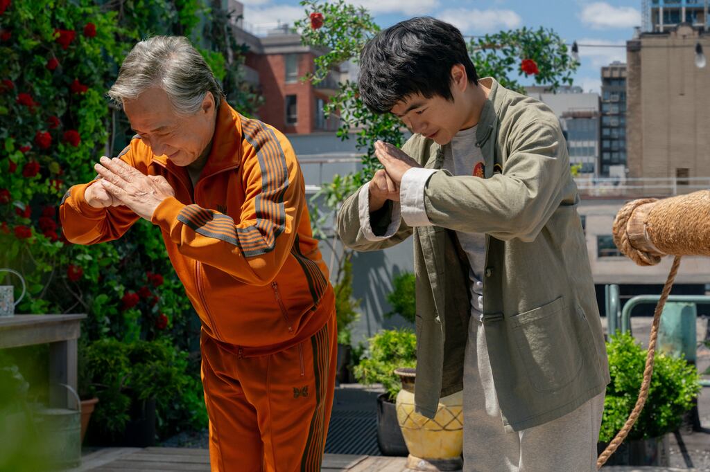 Jackie Chan and Ben Wang.