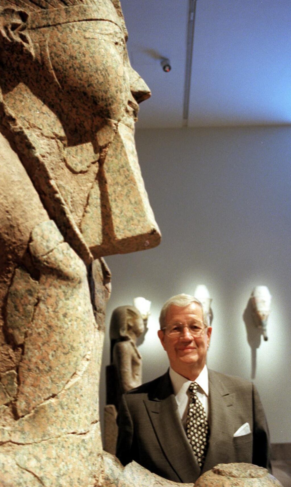 Mr. Luers, in a gallery at the Metropolitan Museum of Art in Manhattan in 1999. 
