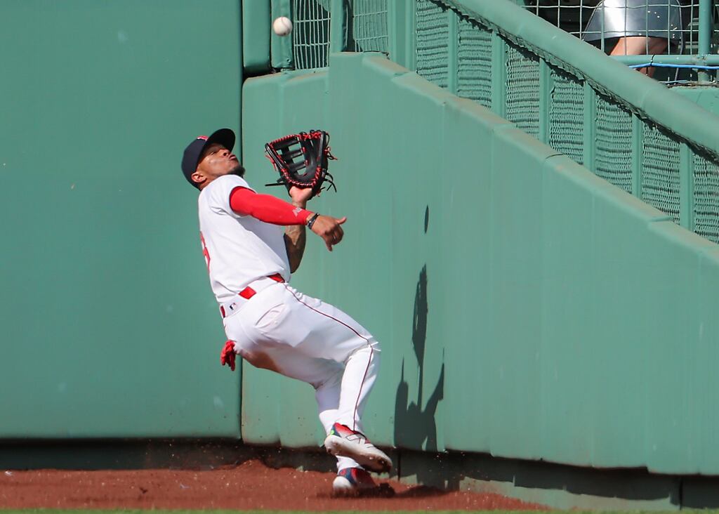 Ceddanne Rafaela does plenty with his glove, but his bat leaves a lot to be desired.