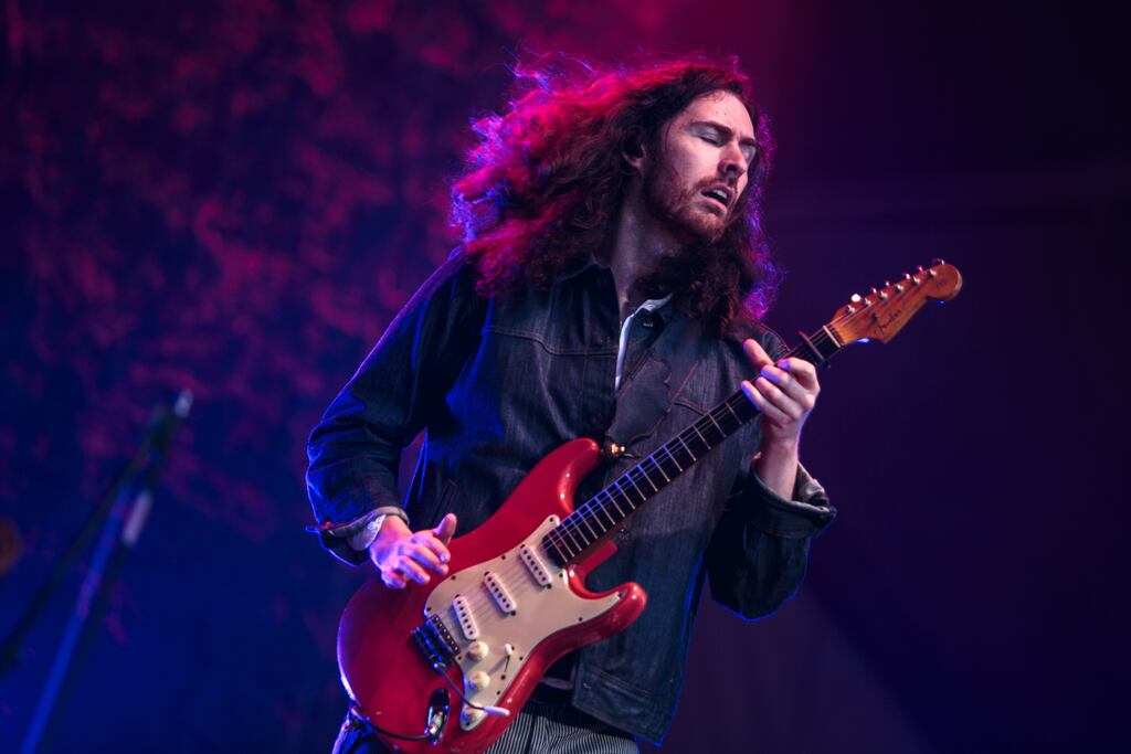 Hozier performed at Boston Calling on May 26, 2024.
