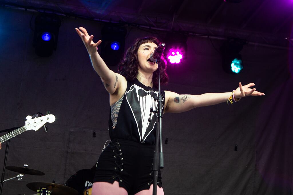 Megan From Work performed at Boston Calling on Friday.
