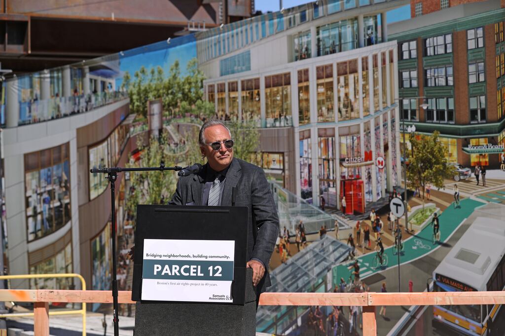 Steve Samuels at an event at Parcel 12 in 2022.