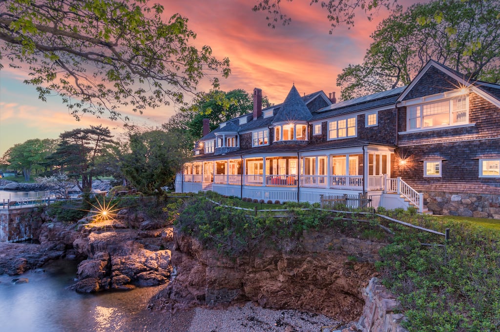 This waterfront estate, known as OakLedge, at 10 Boardman Ave. in Manchester-by-the-Sea sold for $13.8 million in November.