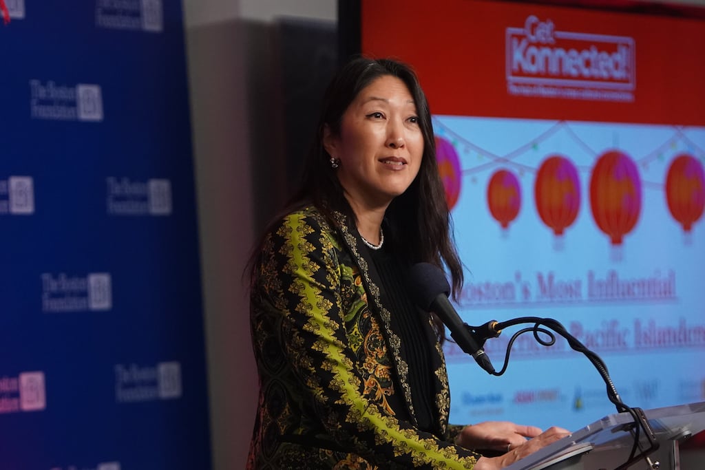 Julie Kim, pictured in this 2023 photo, will take over as CEO of Takeda in mid-2026.