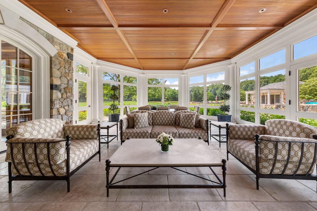 This six-bedroom, 12-bathroom home is on the market for $38 million. 
