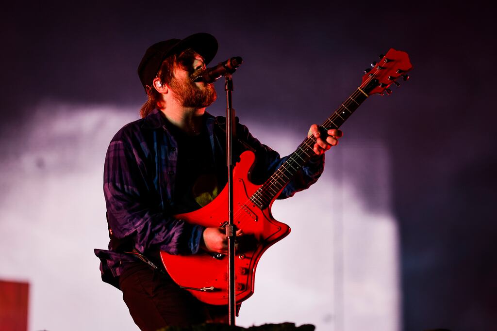  Patrick Stump, lead singer of Fall Out Boy, performed at Boston Calling on Saturday.