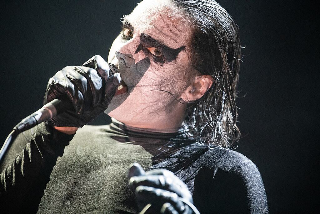 Singer Gerard Way of My Chemical Romance at TD Garden in 2022. MCR returns to Boston in September.