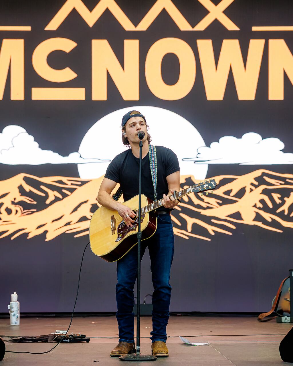 Max McNown performed at Boston Calling on Friday.